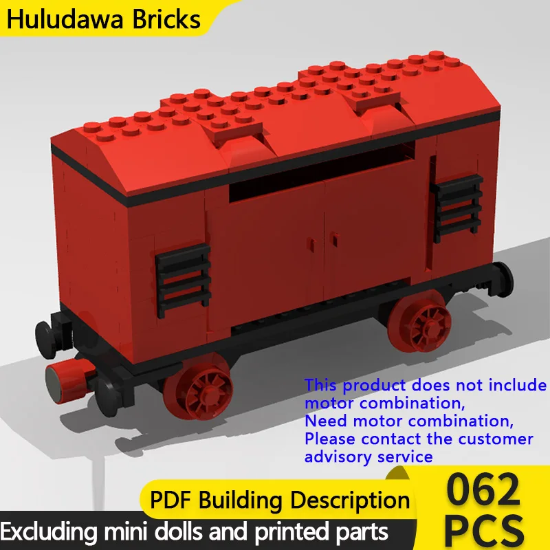 

Модель городской автомобиль MOC, строительные кирпичи, западный поезд, грузовой кейс, модульная технология, детские праздничные подарки, сборные игрушки, костюм