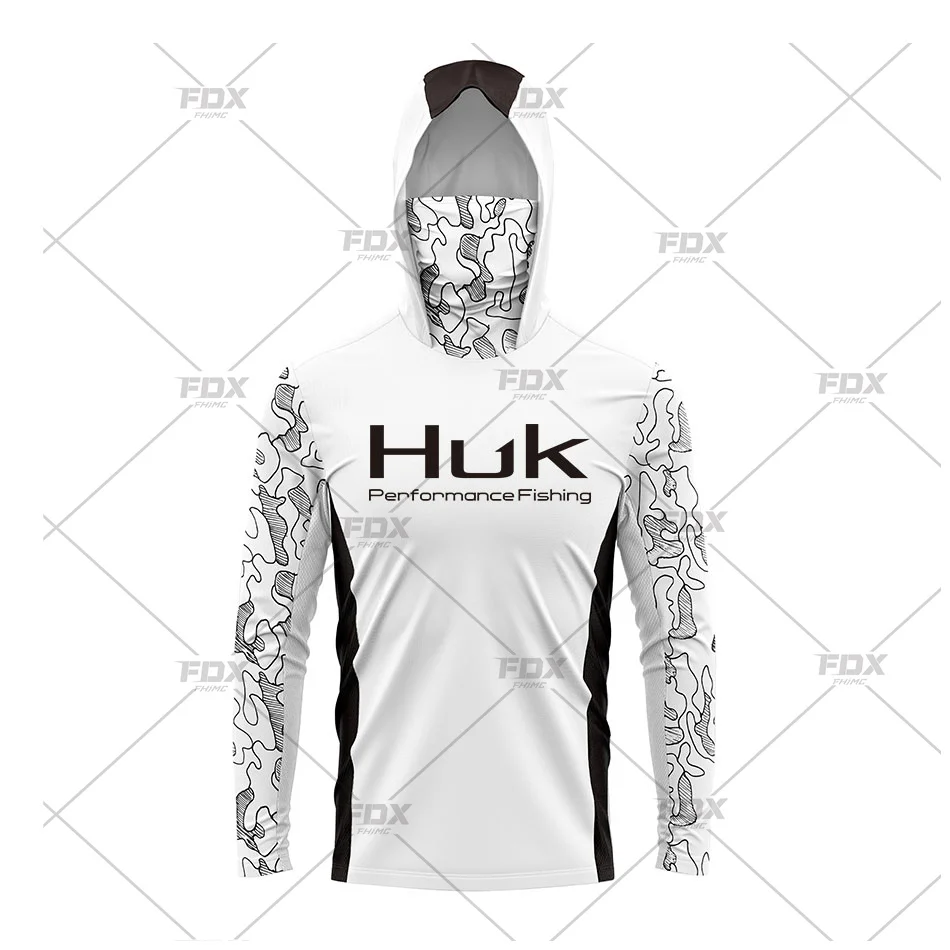 Рубашки для рыбалки HUK Upf 50, футболка с длинными рукавами, защита от солнца, одежда для рыбалки, дышащие толстовки для рыбалки, Camisa De Pesca