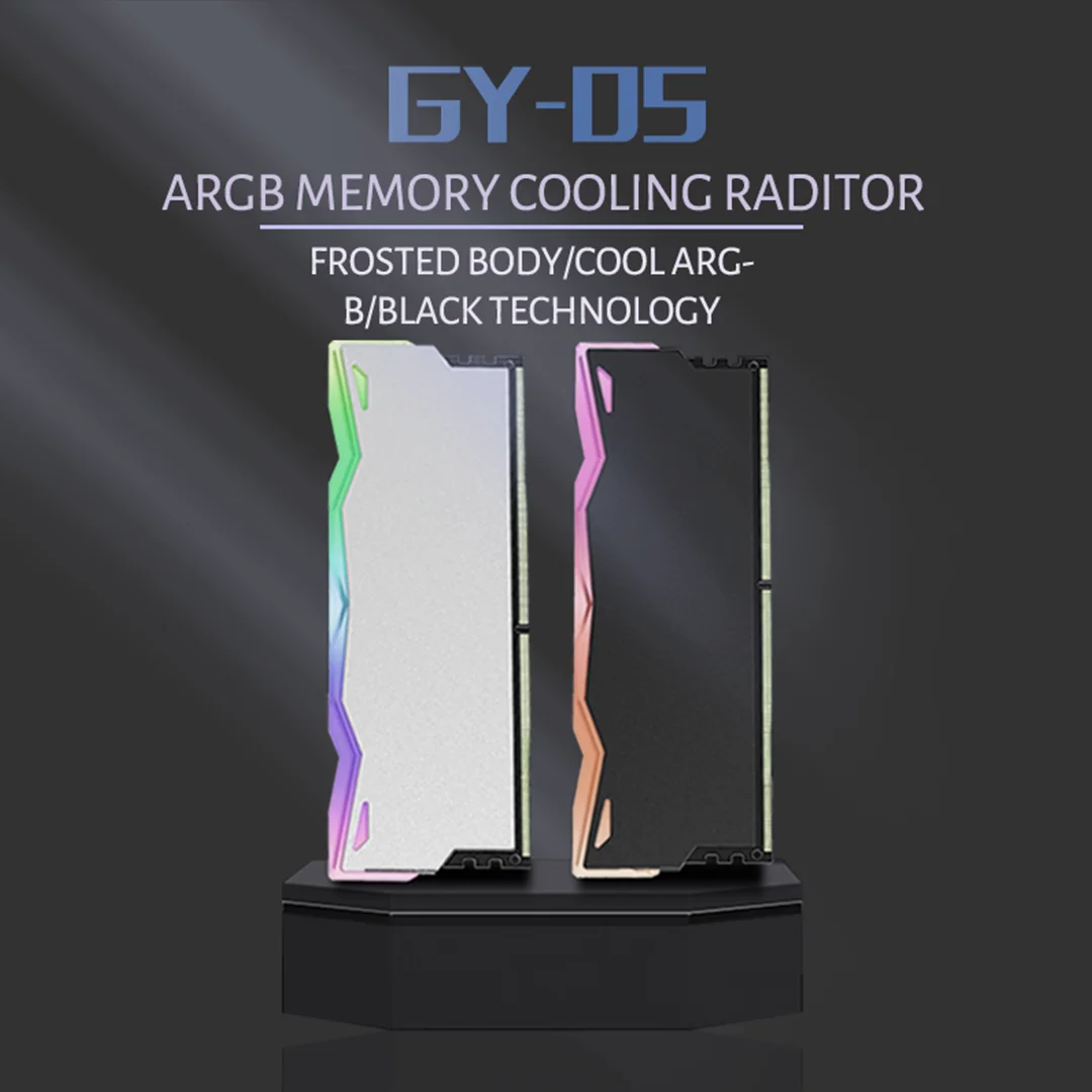 

CX FUTRUE Heat Dissipation Vest, Suitable For Memory Module Heat Dissipation And ARGB Lighting Effect. Black And White.