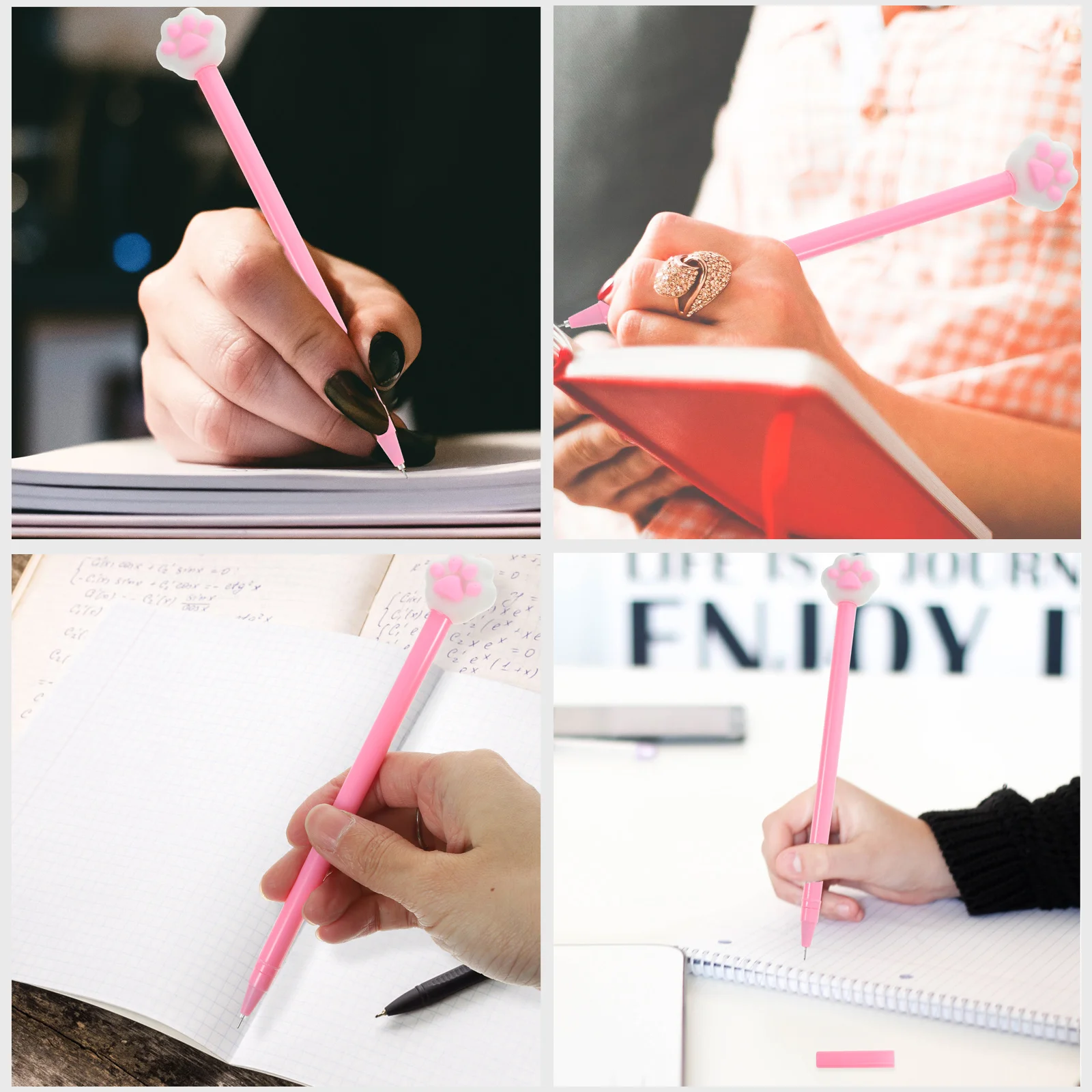 

Cat Claw Pen Signature Gel for Students Paw School Supplies Writing Pens Office Lovely