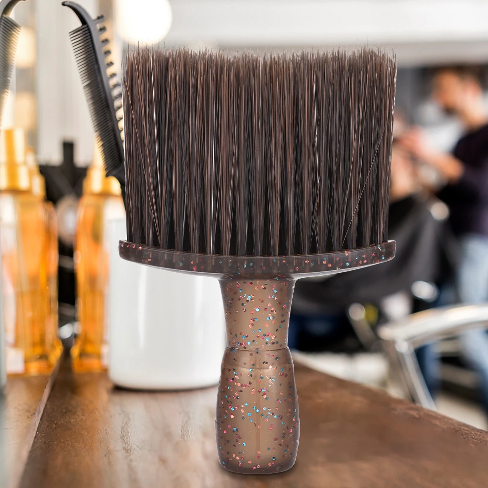 فرشاة حلاقة احترافية ومنفضة الرقبة، فرشاة غبار شعر ممتازة لصالون الحلاقة وصالونات الحلاقة، أداة ناعمة لإزالة الشعر والتنظيف #6