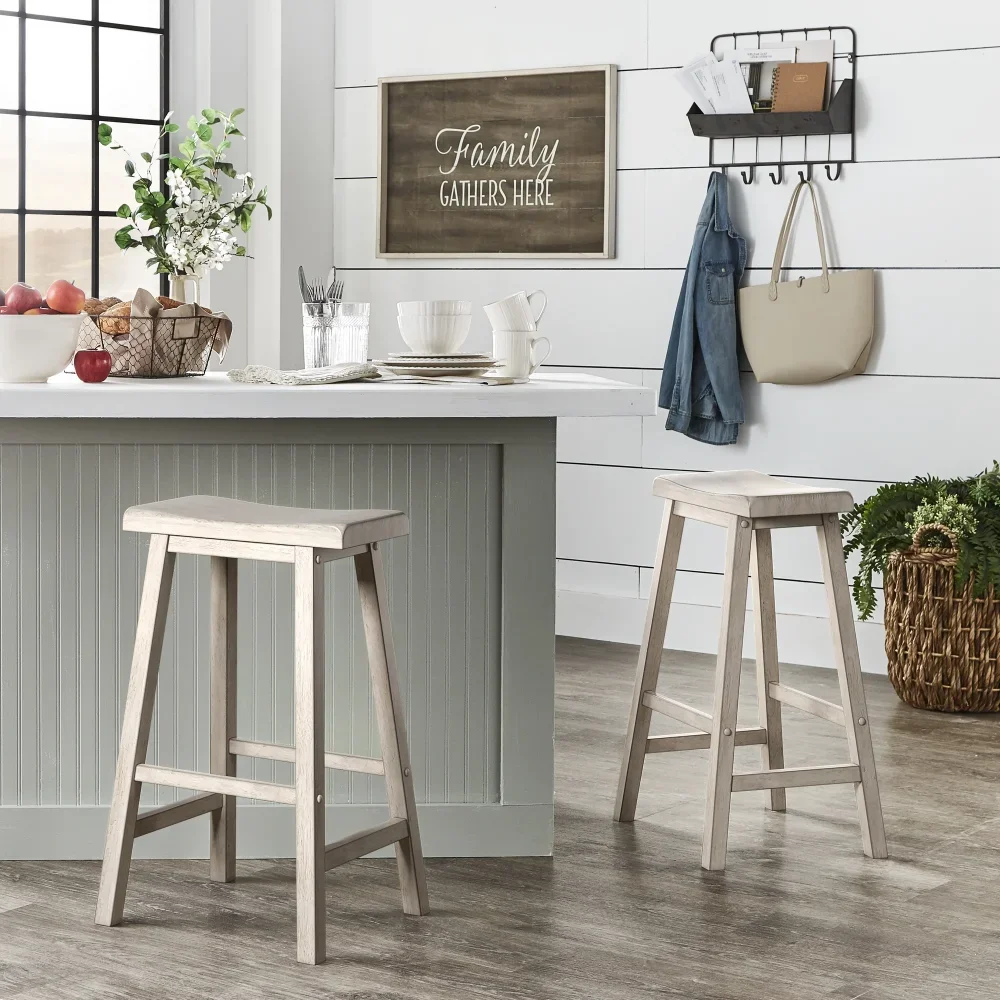 

Saddle Seat 29 in. Backless Bar Stools - Set of 2,Dining chairs, living room chairs, bar chairs
