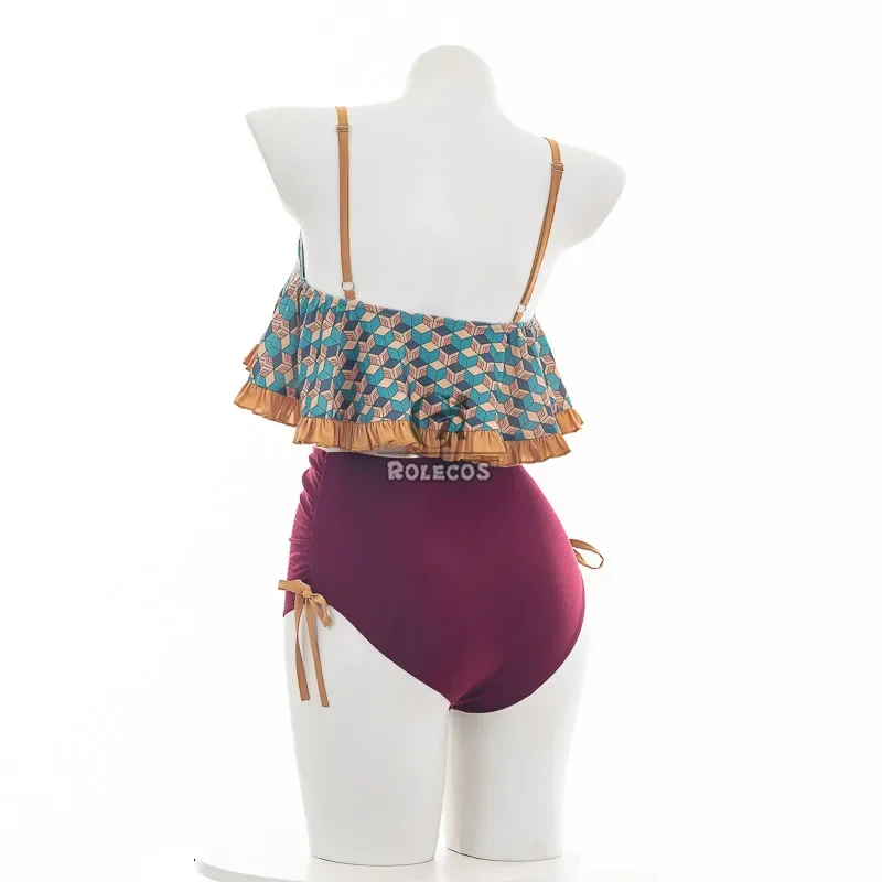 บ้านหมีอะนิเมะ deadslayer ชุดว่ายน้ํา tomihy giyuu คอสเพลย์เครื่องแต่งกายเซ็กซี่ผู้หญิงชุดว่ายน้ําฤดูร้อน Hal2025 PPT01 ..