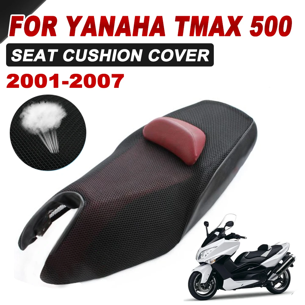 

For YAMAHA TMAX500 TMAX 500 T-MAX 500 MAX500 Motorcycle Accessories Seat Cushion Cover Guard Breathable Insulation Mesh Pad