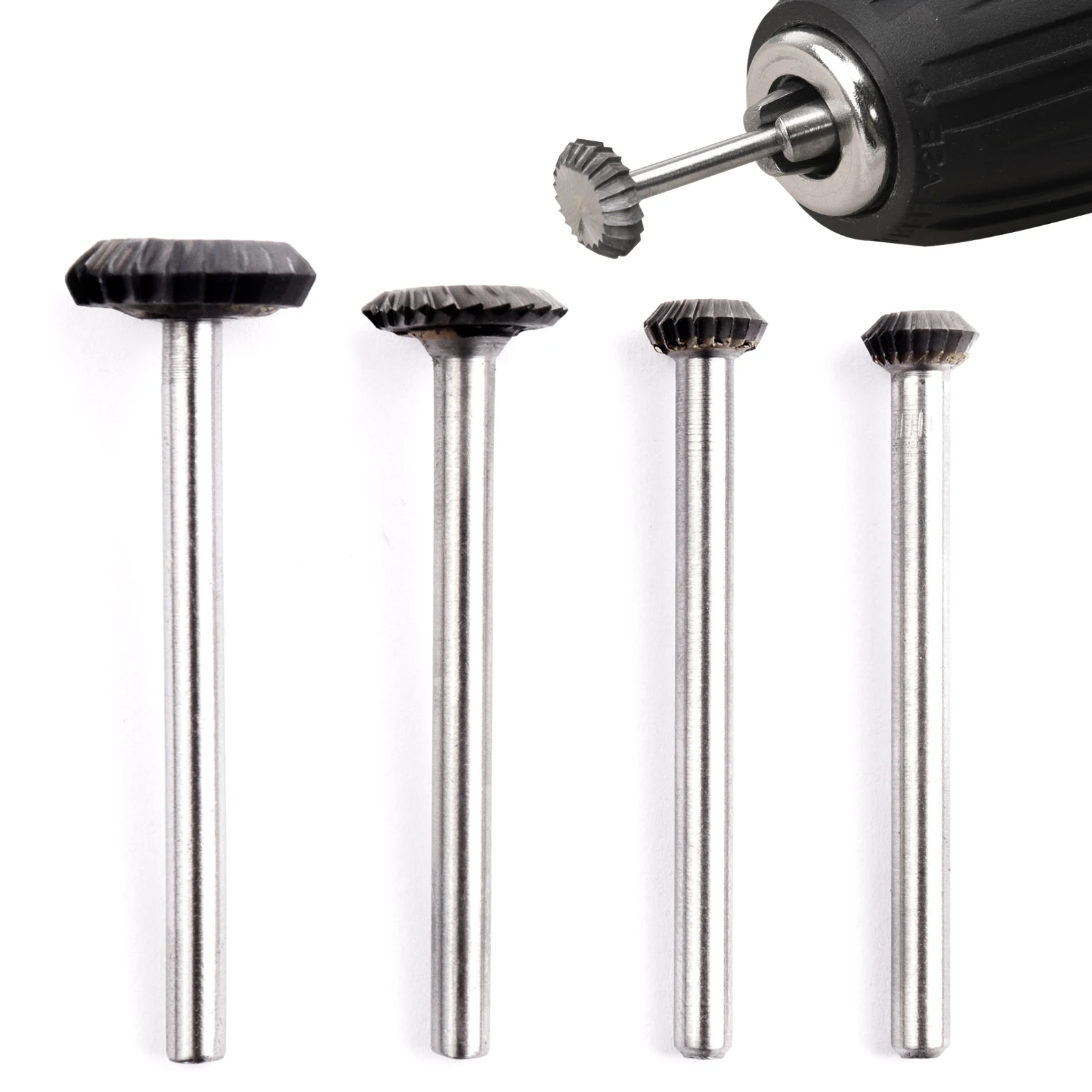 

1pc Y Shape Carbide Rotary File Tungsten Steel milling Cutter Cutting Grinding Head For Dremel 3mm Shank for Metal Engraving