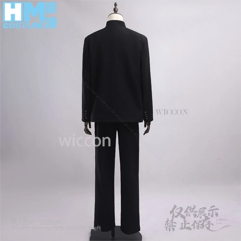 ساعة الساحرة Yimu Shouren Zhongshan موحدة شعر مستعار تأثيري نمط المدرسة خمر للرجال الأولاد هالوين/التخرج