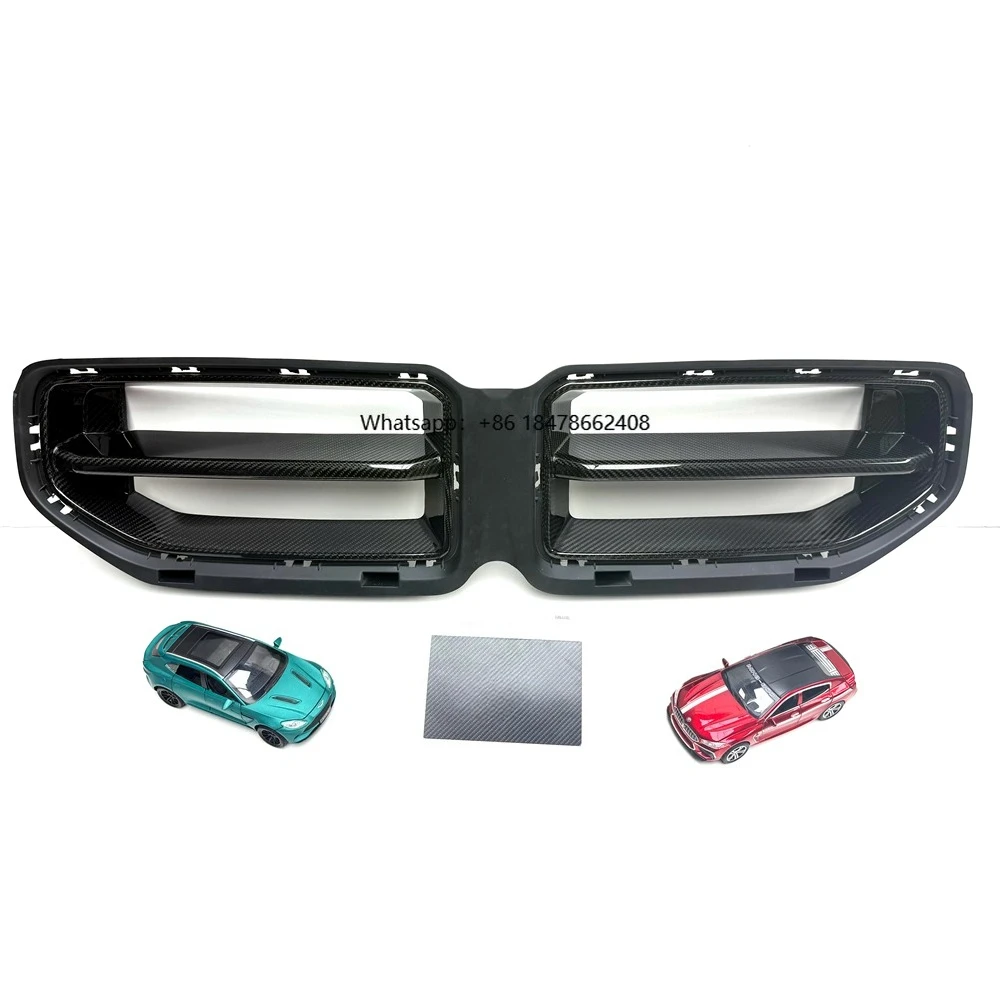 

Real Dry Carbon Fiber Front Bumper Grill for 2023-2026 G87 M2 Conjoined AP Style Front Grilles