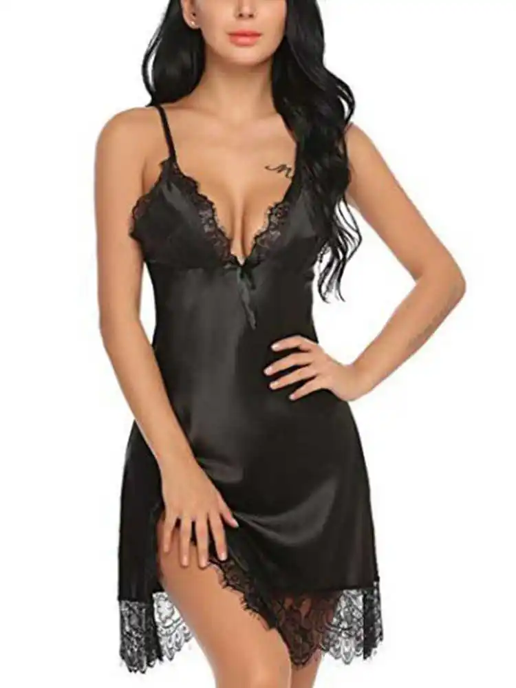 Ou linda mulher suspender renda sexy divisão camisola sedução paixão sexy roupa interior atacado