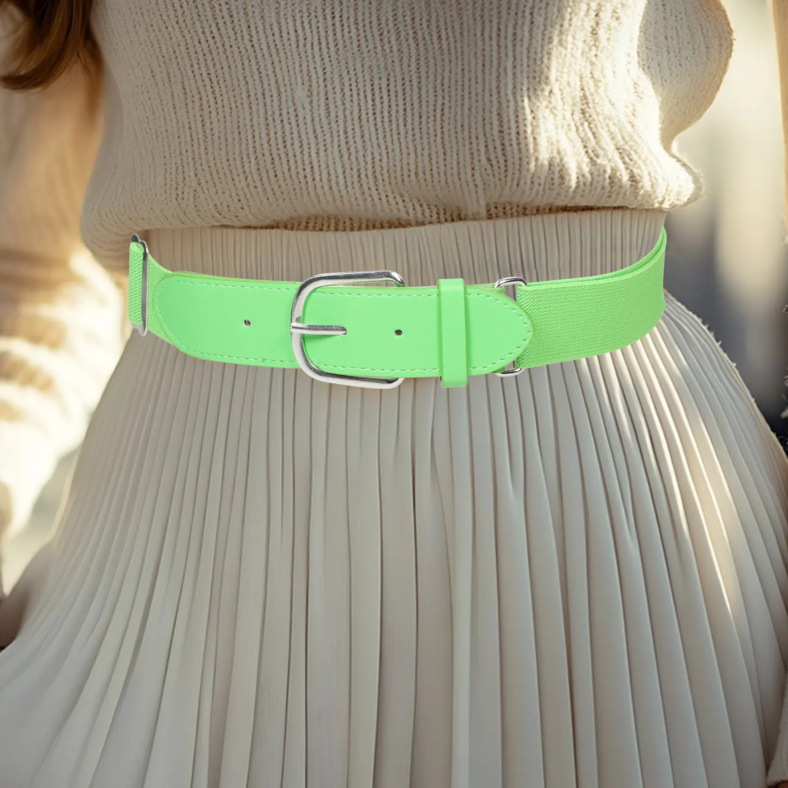 

Elastic Youth Baseball Softball Belt Adjustable Belt for Comfortable Durable Youth Belts