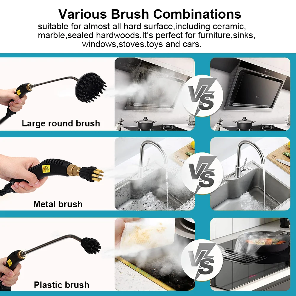 Steam cleaner high temperature steam cleaner Air conditioner cleaning High pressure steam cleaner for Home Kitchen Bathroom Car