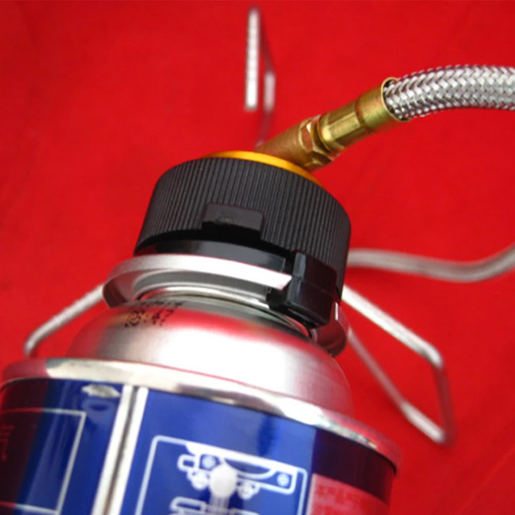 

Gas Tank Adapter Durable Propane Split Stove Connector Head for Camping Outdoor Barbecue Furnace Converter End Rustproof