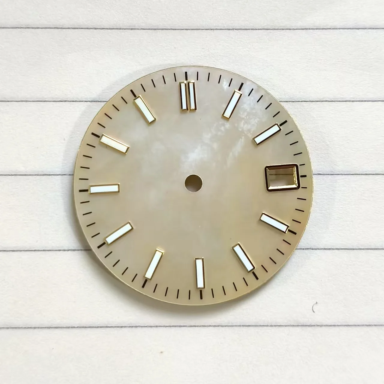 Watch Part 28.5MM Green Luminous Shell Dial Fit nh35 Automatic Movement