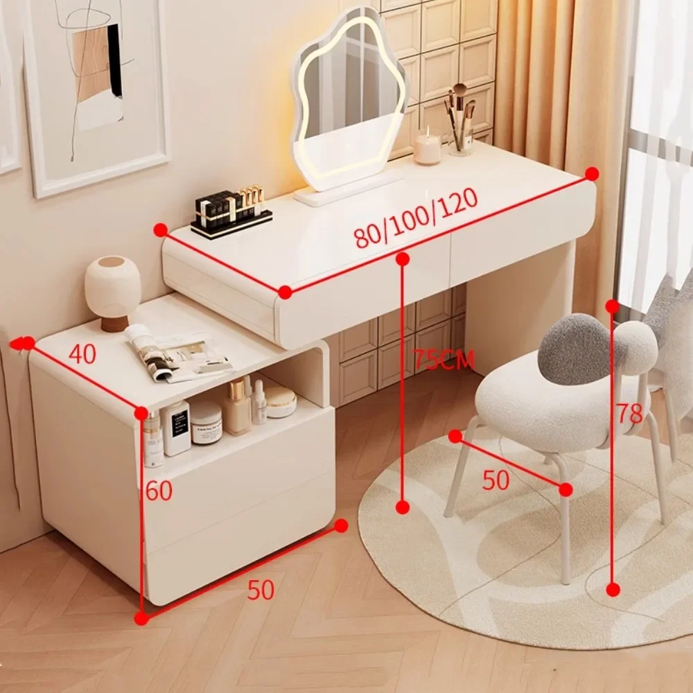 Роскошный туалетный столик для спальни, ящик для девочек, современный органайзер, туалетный столик для хранения, белый Comoda Pra Quarto, аксессуары для дома