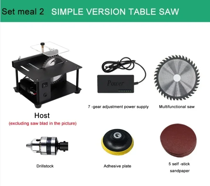 Mini-tafelzaag Multifunctionele houtbewerking Elektrische zaag DIY Hout Acryl PVC Slijpgereedschap Model Craft Draaibank Snijmachine