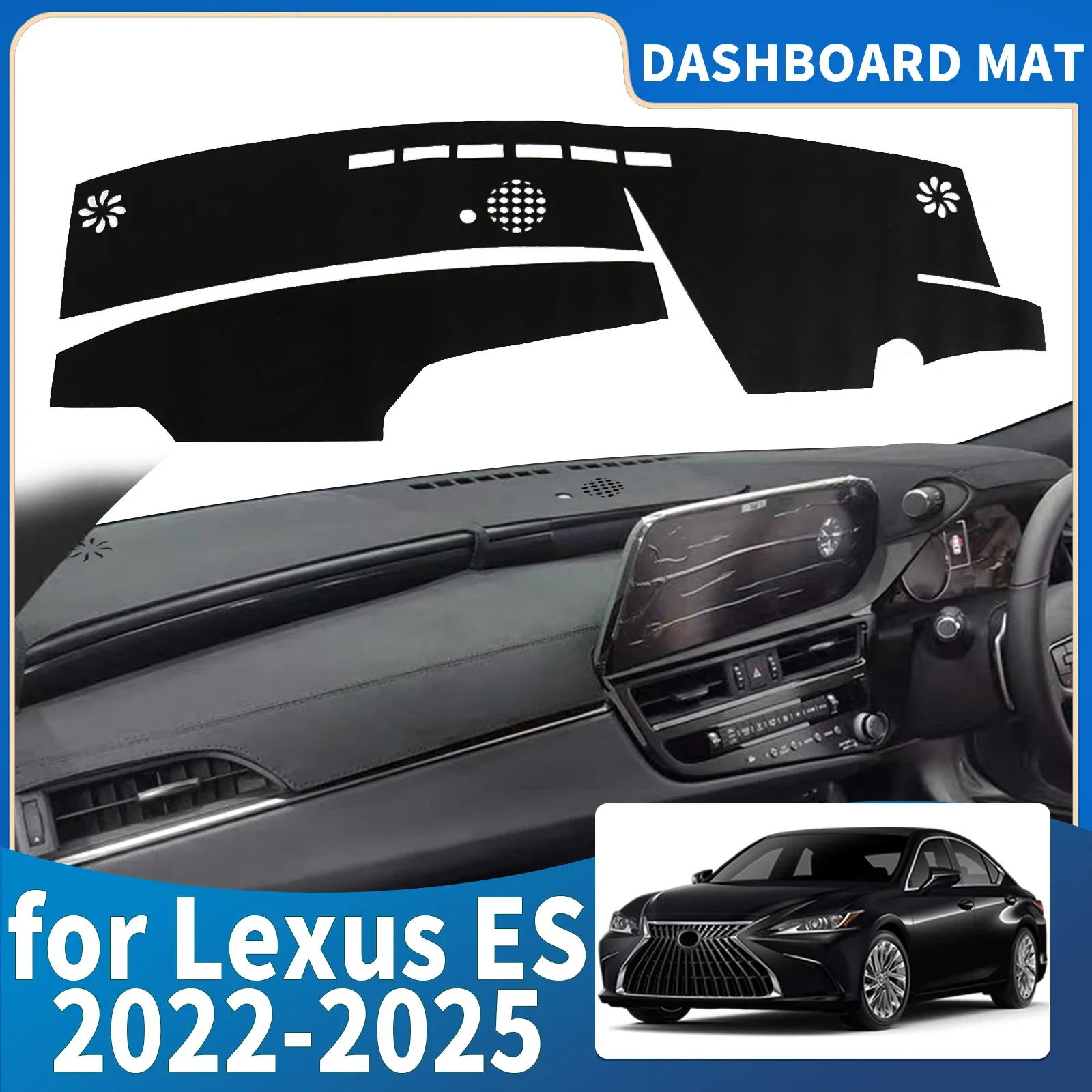 

fit for Lexus ES 2025-2022 ES300h ES200 ES260 ES350 Dashmat Dashboard Cover Pad Protective Carpet Accessories DashMat Sunshade