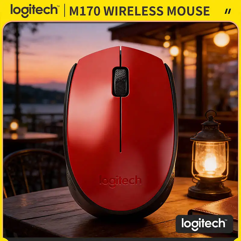 

Высокоточная беспроводная оптическая мышь Logitech M170 с 12-месячным сроком службы батареи, 2,4 ГГц, 1000 DPI, для работы с несколькими устройствами и офисной деятельности