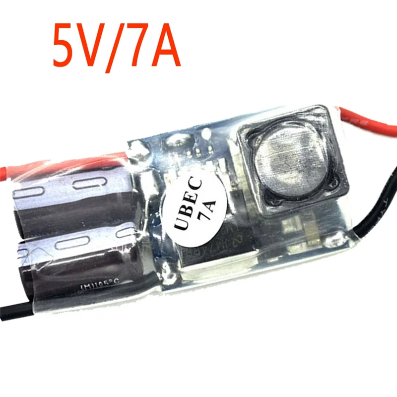 High Quality-7A 2-7S FPV Receiver Power Supply Voltage Regulator External BEC (UBEC) 5V Step-Down Regulator Module For RC Airpla
