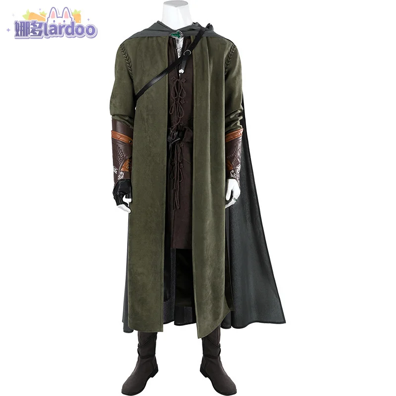 Lord of the Rings Aragorn Cosplay Costume Strider Estel Thorongil The Two Towers Outfit Full Set Halloween Dress Custom Size