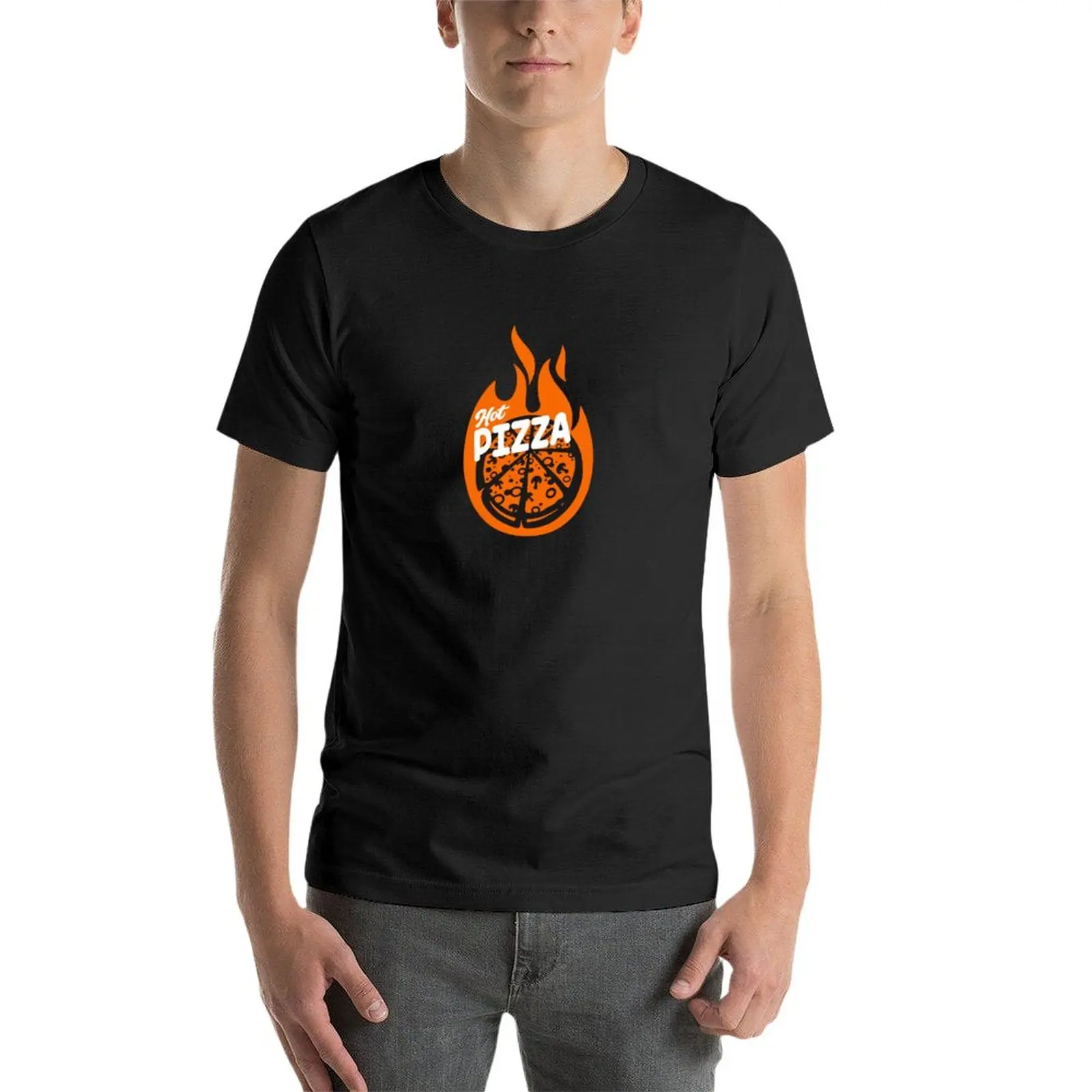 New Hot Pizza 2021 T-Shirt tees graphic t shirts Short sleeve tee Short sleeve tee men