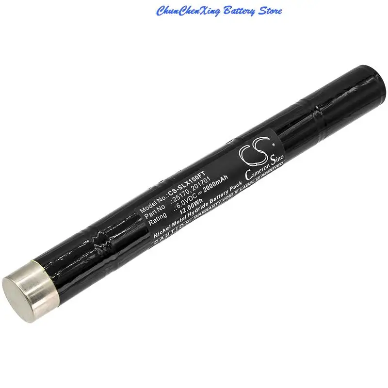 Cameron Sino-Batería de 2000mAh para linterna de SL-15X, 25170, 201701, para Streamlight SL-20XP, SL-20XP