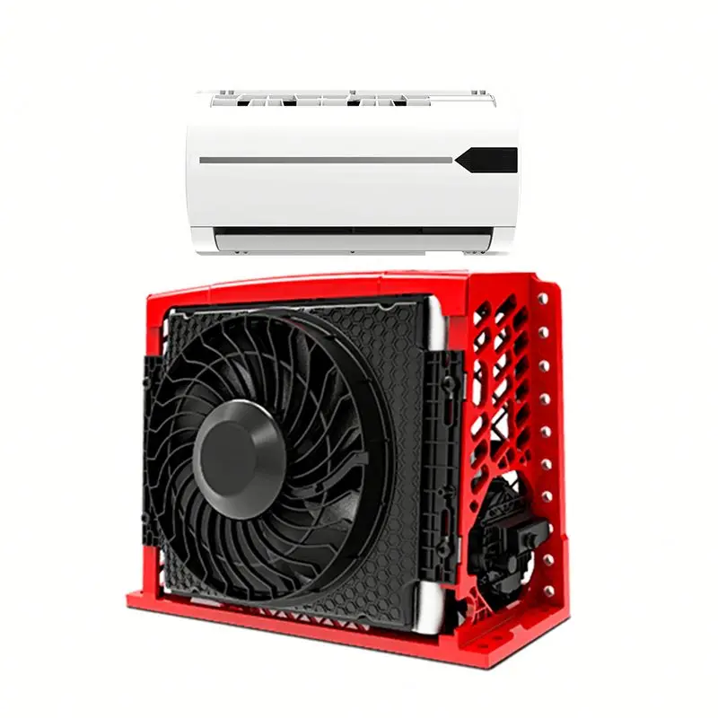 24V Electric AC Mounted Parking Air Conditioning Unit 12V/24V Auto Conditioner for Truck RV Parking AC Unit view 3