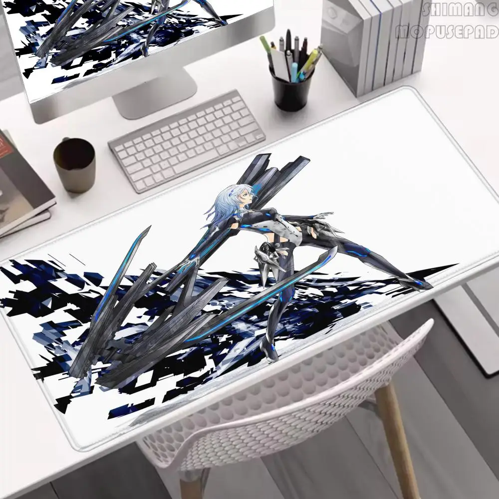

BEATLESS Type-005 Lacia Futuristic Sci-Fi Mousepad Tapis de bureau de grande taille accessoire pour ordinateur de jeu