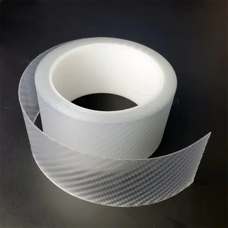 Hoge Kwaliteit Transparante Koolstofvezel Autodeur Protector Stickers Anti Scratch Tape DIY Auto Kofferbak Dorpel Scuff Protector Film