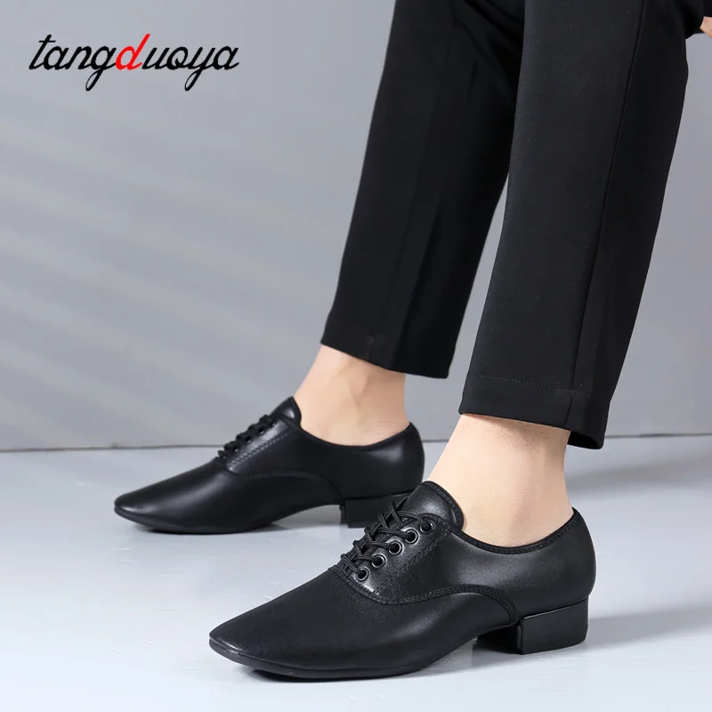 Zapatos de baile latino para hombre, zapatillas de Jazz de Salsa para interiores y exteriores, zapatos de baile modernos de salón de Tango para