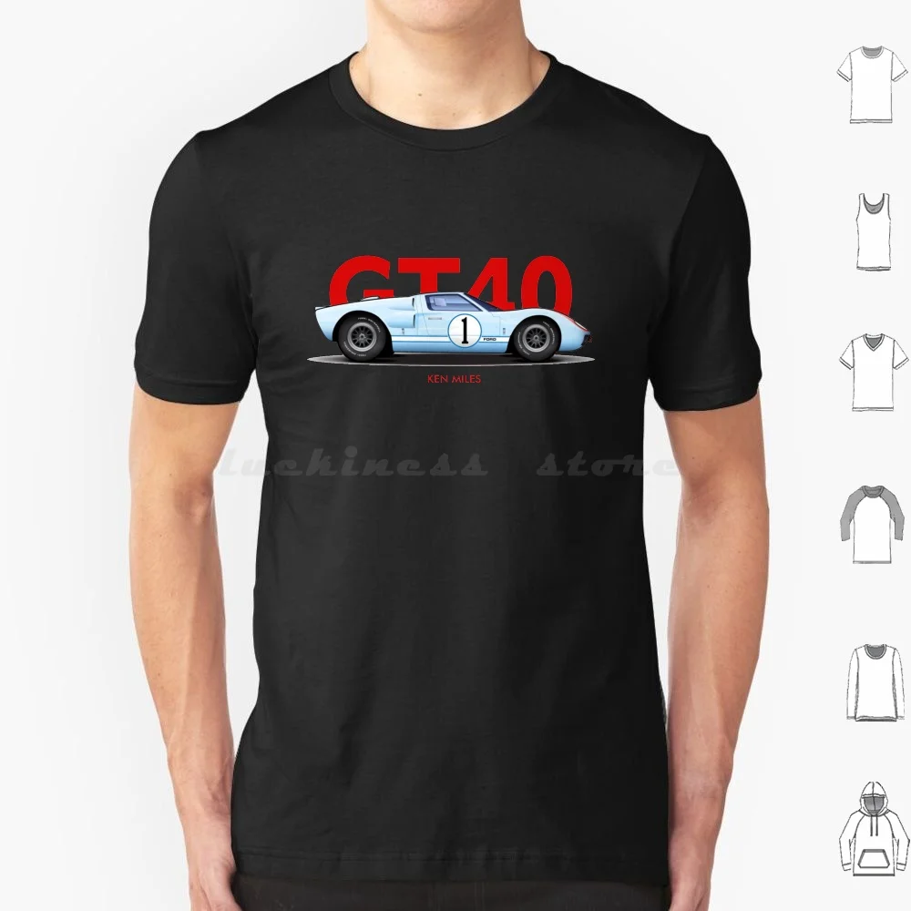 High Performance Endurance Gt40 T Shirt Men Women Kids 6xl Racing Race Gt40 Ken Miles Speed American V8 Engine Engine