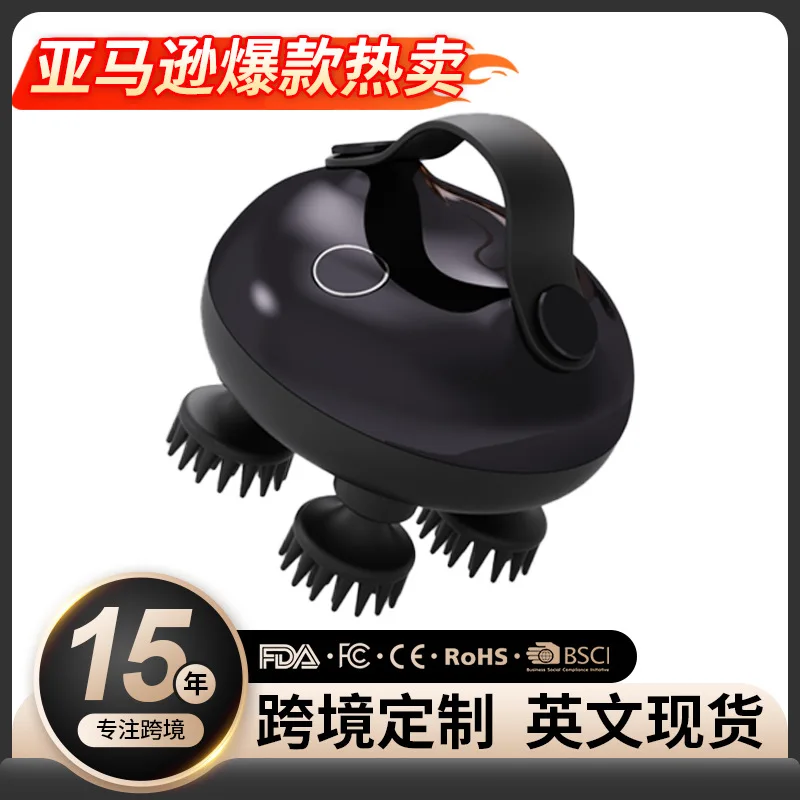 

Head Massager Cross-border Removable Scalp Red Light Hair Care Sleep Apparatus Dragon Claw Cat Pet Massager