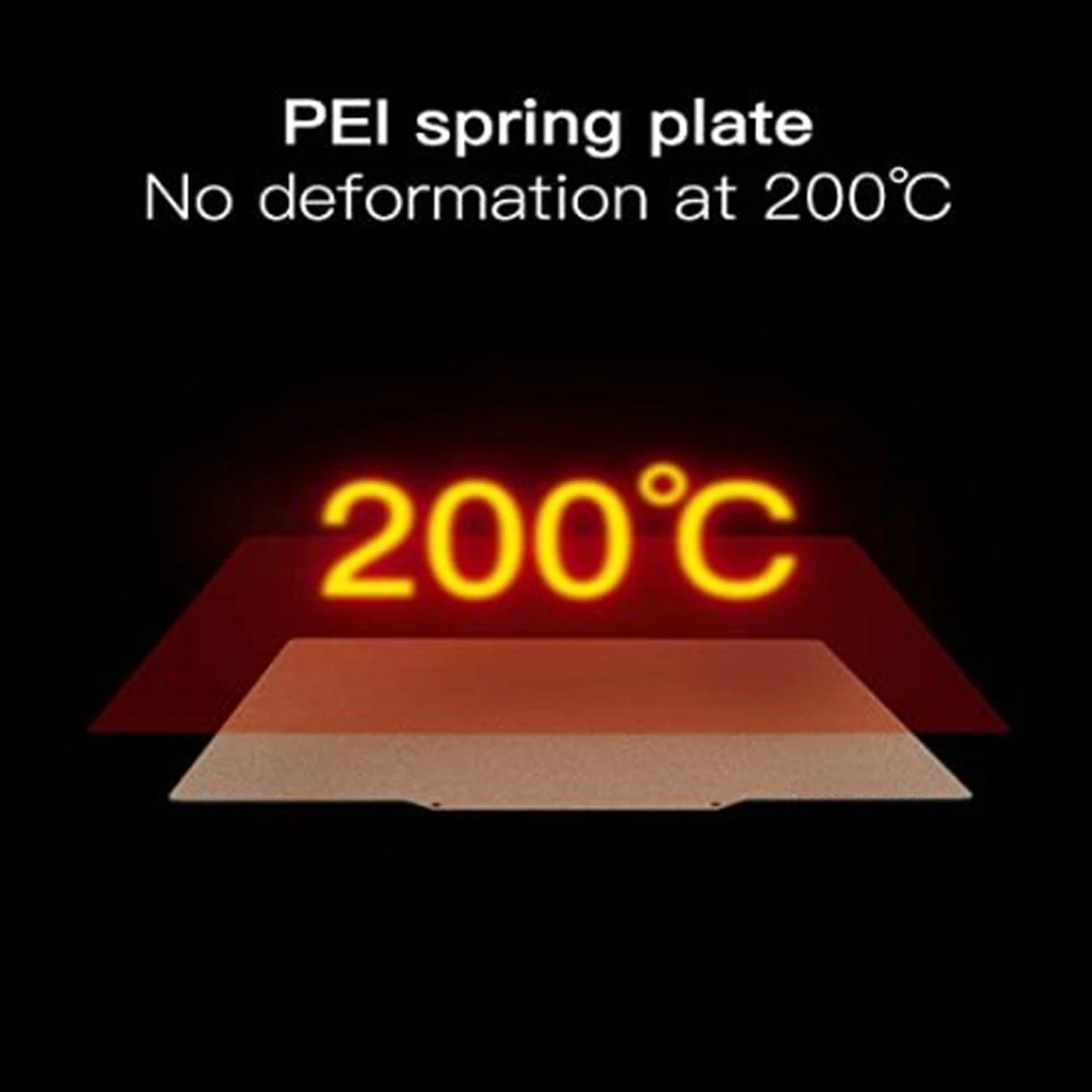 لوحة بناء الطابعة ثلاثية الأبعاد 430 × 430 مم مزدوجة الجوانب PEI سطح بناء فولاذي مرن مع ورقة مغناطيسية ناعمة لـ Anycubic Kobra2 MAX #5