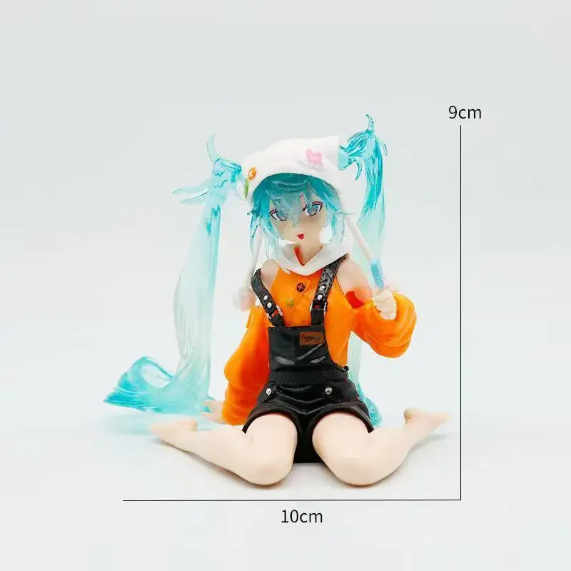 Gorąca wyprzedaż! Na stanie! Figurka Hatsune Miku - Lollipop Ver. - PVC 14CM, figurka anime, model kolekcjonerski.