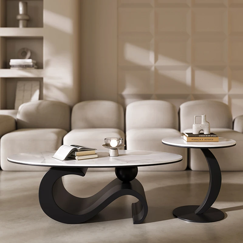 طاولة القهوة الأوروبية الأنيقة أسلوب بسيط تصميم شخصي طاولة جانبية بوهو الديكور Tisch Wohnzimmer أثاث غرفة المعيشة #1