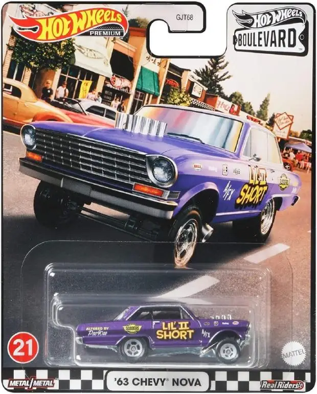 Original Hot Wheels Premium Car Boulevard Dircast 1/64 Voiture VOLKSWAGEN SUBARU CHEVY BUICK Boy Toys for Children Birthday Gift