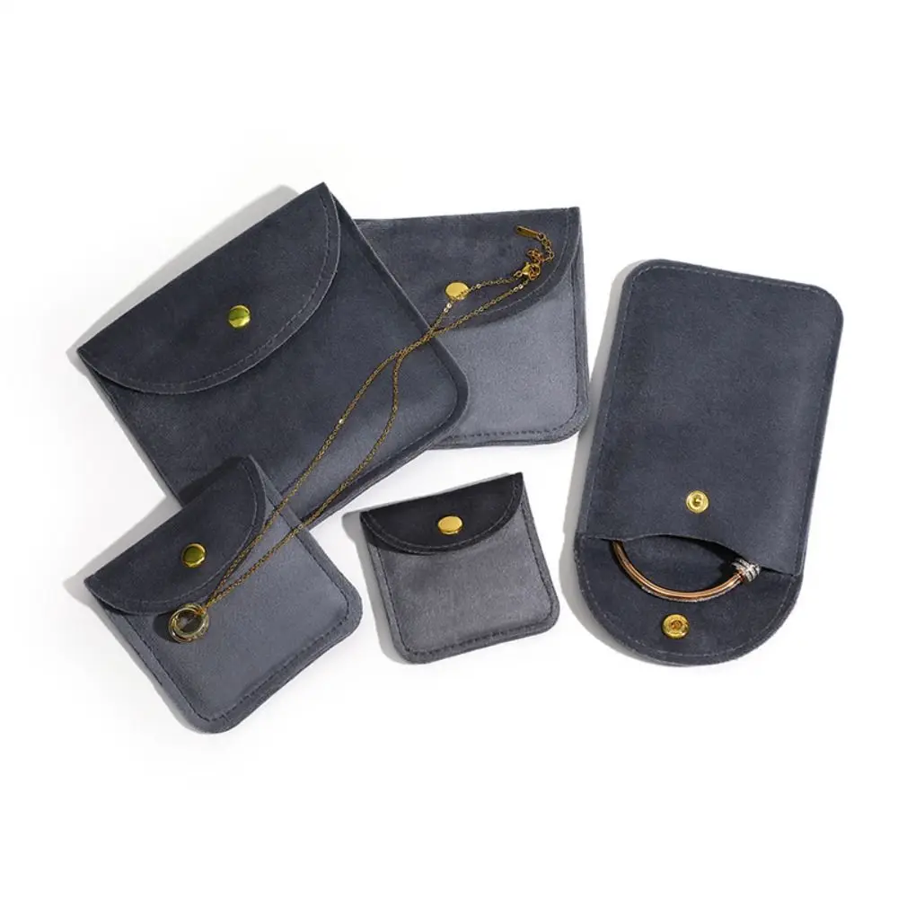 

5Pcs Velvet Jewelry Packing Bag Rings Necklace Large Capacity Jewelry Display Box Bracelet Earrings Organizer