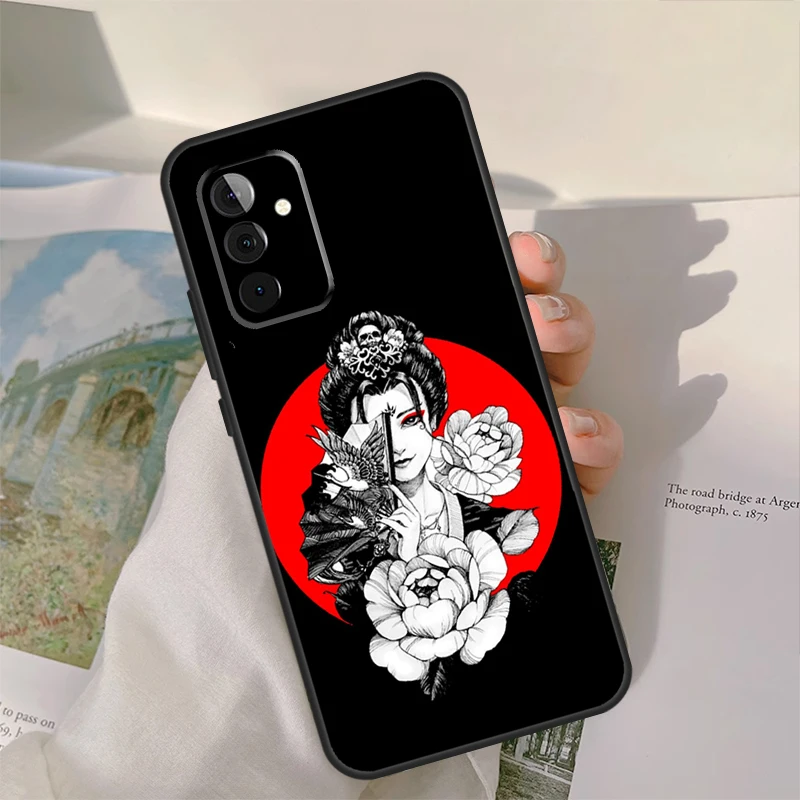 Samurai Warrior Geisha For Samsung Galaxy A52 A32 A22 A12 A51 A71 A73 A53 A33 A23 A13 A14 A24 A34 A54 Phone Case