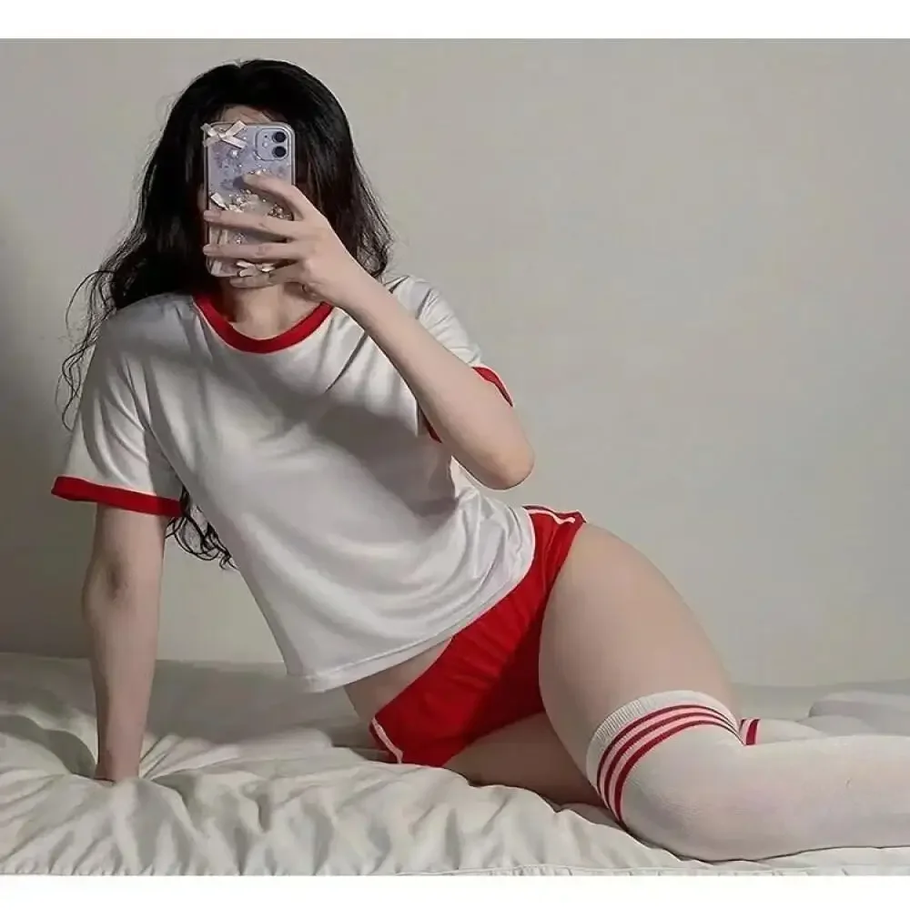 Anime fille japonais étudiant Lingerie Sexy Costumes chauds école étudiant uniforme jeu de rôle vêtements femmes mignon serré ensemble coquine