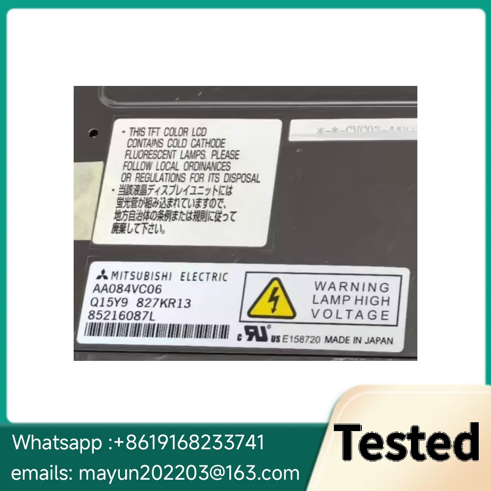 Original Checked 8.4“Inch AA084VC06 Industrial LCD Display Screen Panel 640x480