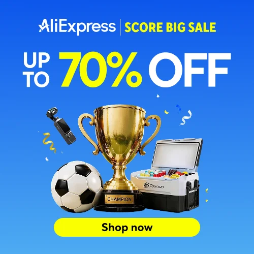 AliExpress Score Big Sale USA square banner