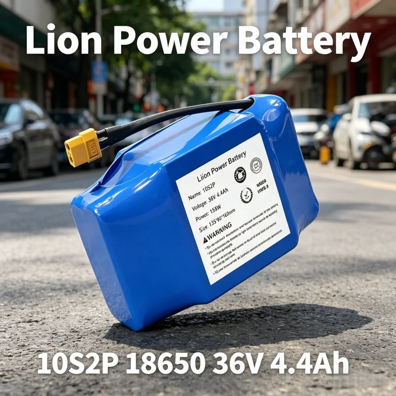 

36V 10S2P 4400mAh 6400mAh Rechargeable 18650 Li-ion Battery Pack for Hoverboard Self Balancing Scooter Replacement Battery
