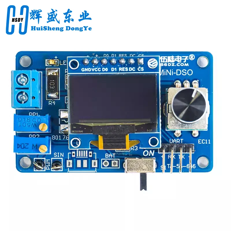 Imagem -03 - Mini Kit Osciloscópio Lcd dos Single Chip Microcomputador Treinamento de Soldagem Eletrônica e Produção de Peças Soltas Stc8k8a