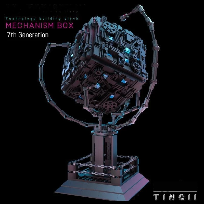 

TIANJI 7th Generation Puzzle Box Building Blocks Set Mechanical Secret Unlock Bricks High Difficulty Construction Toy for Adults