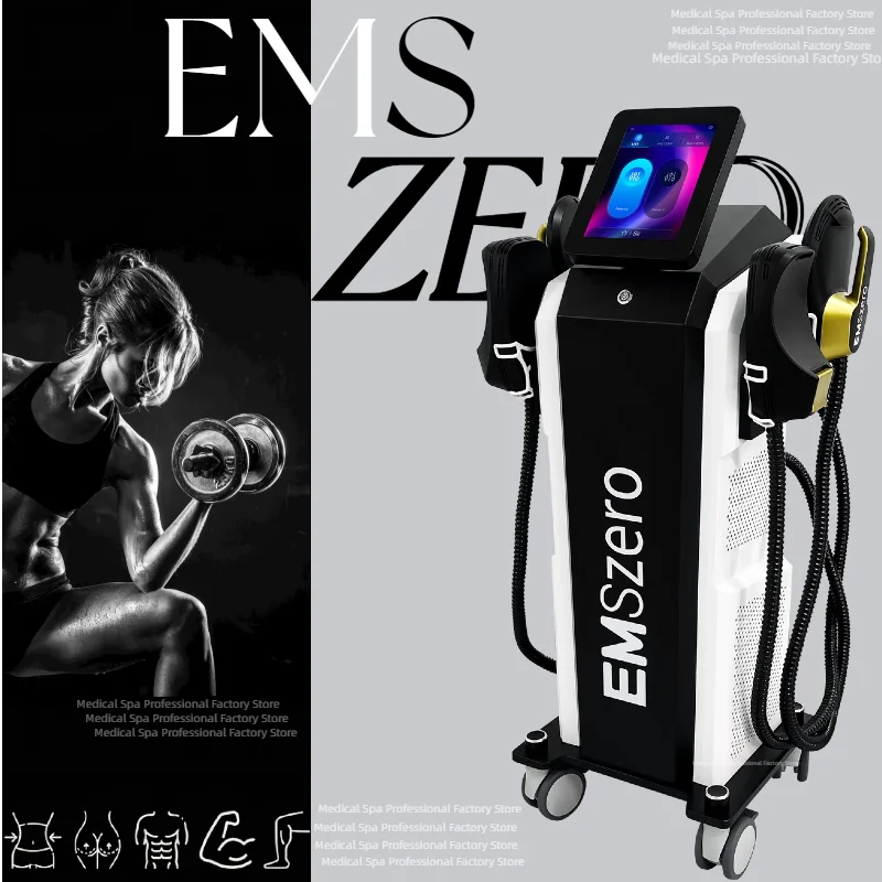 

EMSzero Neo Body Sculpting Machine Shaping 6500W 200hz EMS Radio Frequency RF Muscle Stimulator Device