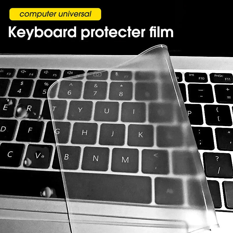 Laptops Keyboard Cover For 13-14 Inch & 15-17 Inch Ultra Thin Silicone Waterproof Dustproof Protective Film Clear Protector Skin