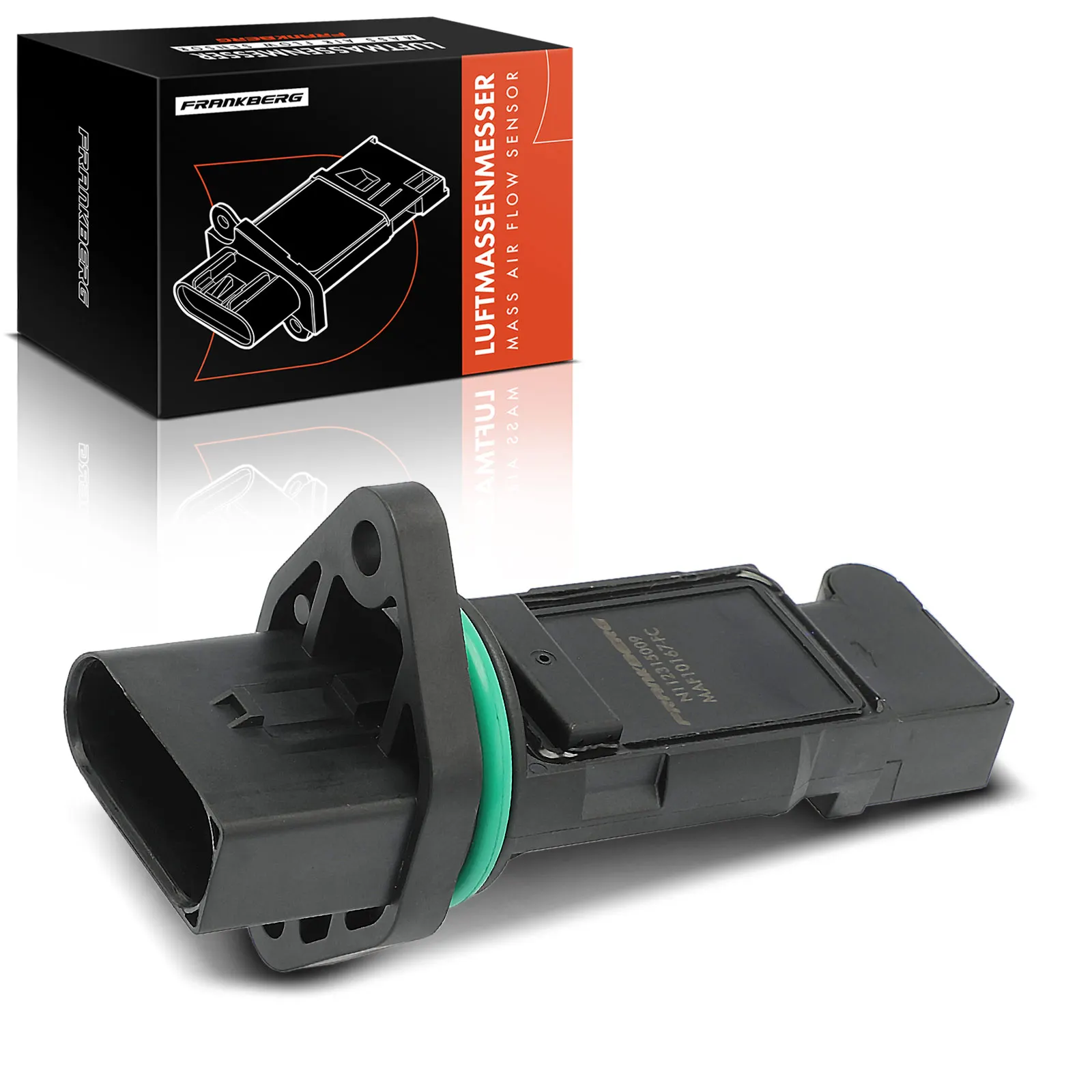 Frankberg 1x Mass Air Flow Meter voor VW Golf IV Van Passat New Beetle Sharan Audi A3 A4 Avant A6 TT Roadster Seat 06A906461DX