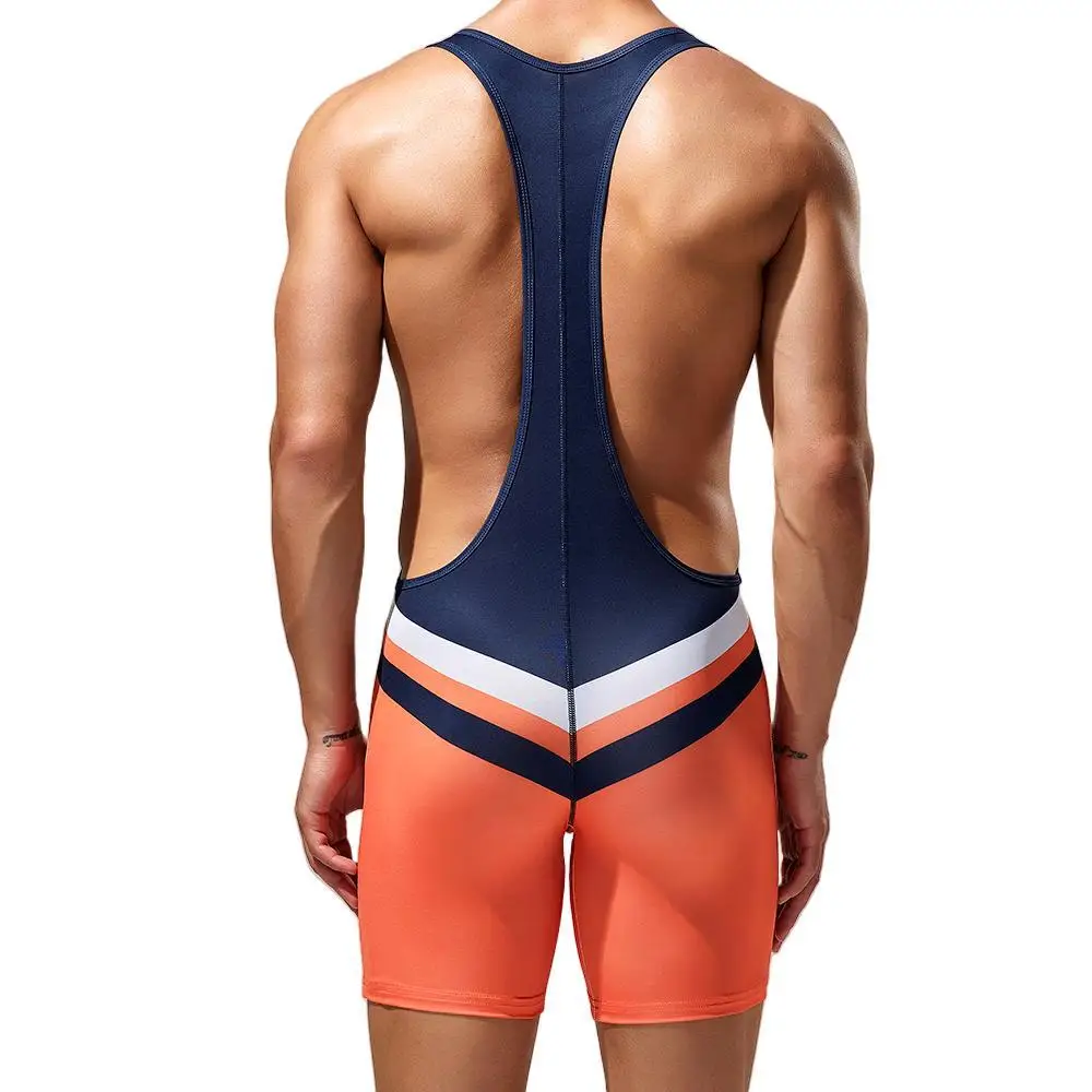 TAUWELL-body deportivo para hombre, ropa interior de gimnasio, chaleco, bóxers de lucha libre, monos, leotardo de Culturismo