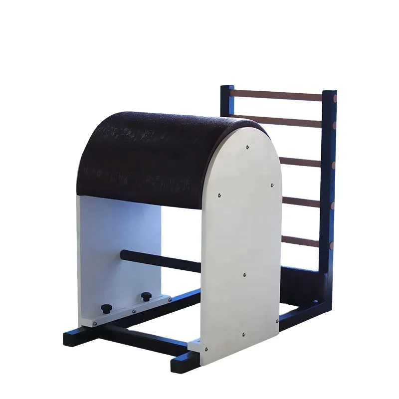 بيلاتيس سلم برميل قابل للتعديل اليوغا بيلاتيس ممارسة سلم برميل للمنزل تمتد قاعدة خشبية مع منصة مبطنة