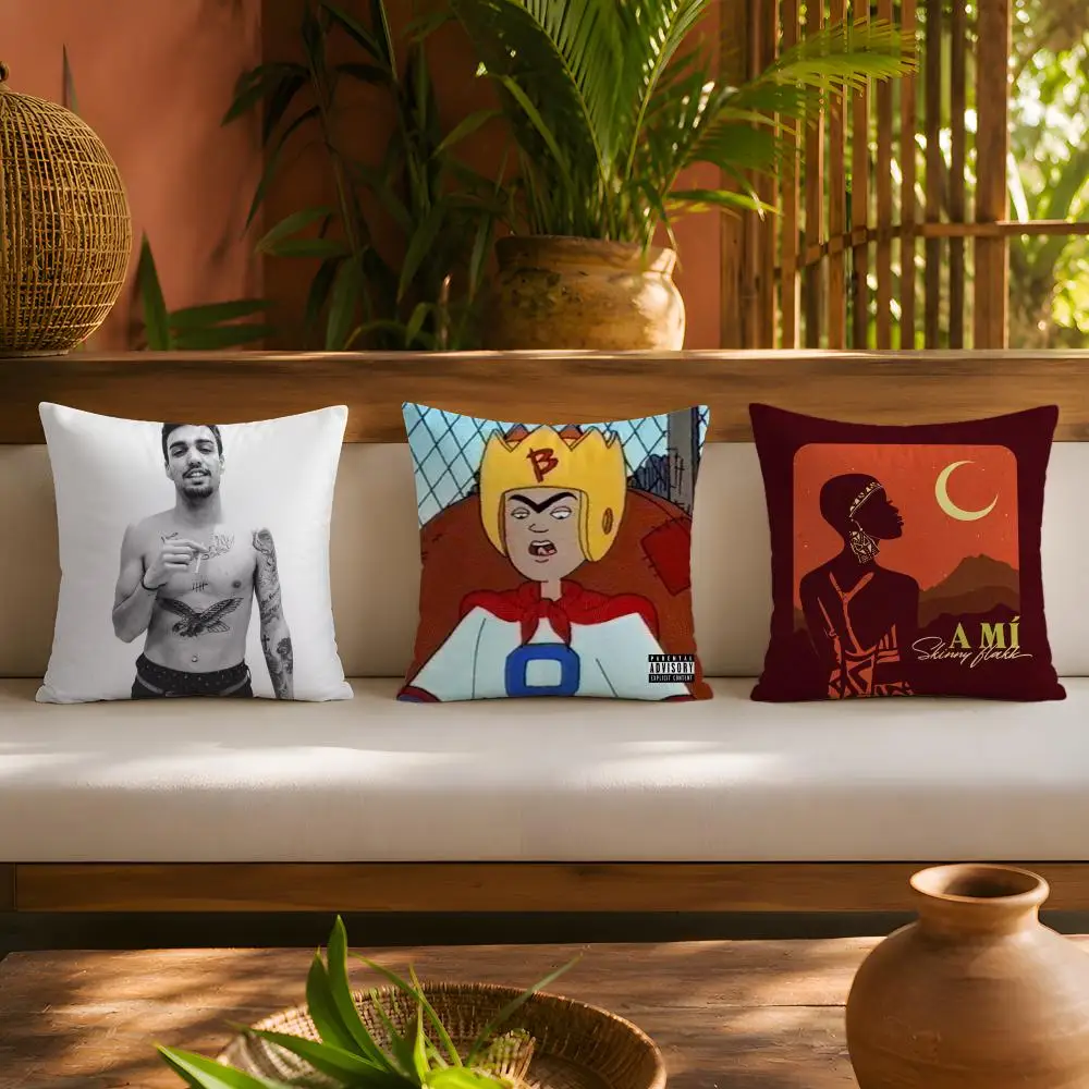 R-Rels B Albums Cover Elegant Bed Decoration Smooth Textured Surface Cushion Flexible Velvety Feel Durable Daybed Cover
