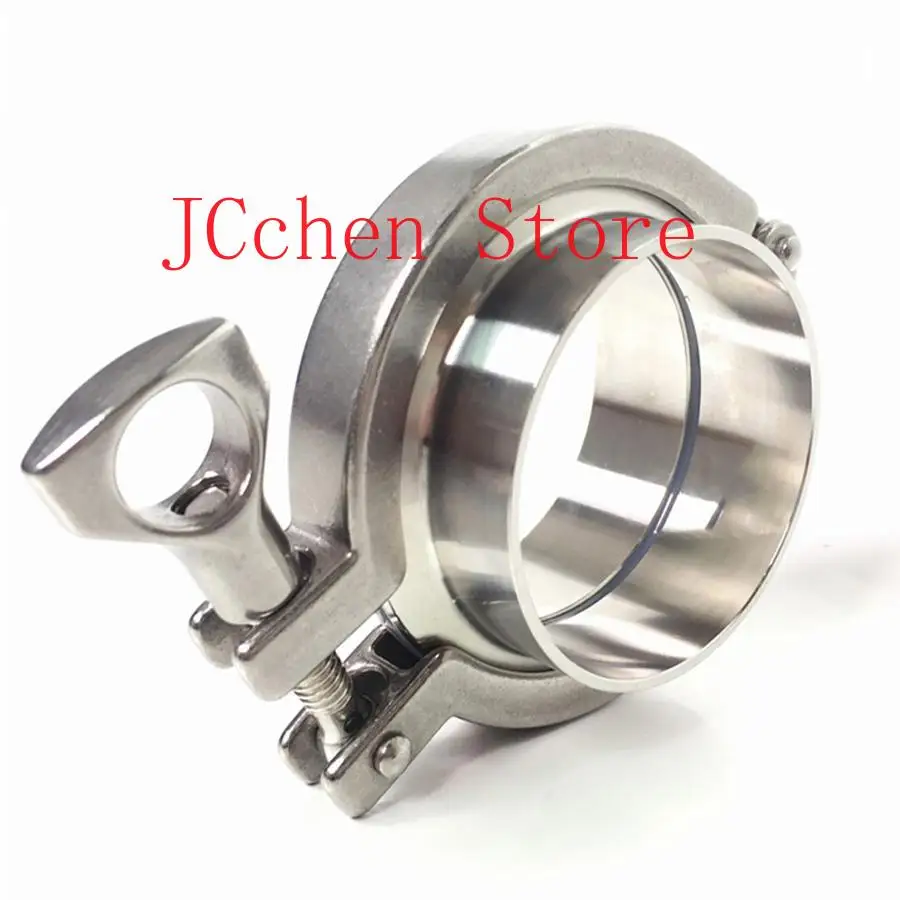 

Зажим 1,5 дюйма Tri Clamp x диаметр трубы 19 мм 3/4 дюйма, нержавеющая санитарная нержавеющая сталь, 2 сварных наконечника SS304 + 1 зажим SS304 + 1 прокладка ПК