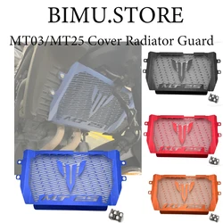 Motorcycle Accessories Aluminum Radiator Grille Grill Guard Cover Protector For YAMAHA MT-03/MT-25 MT03 MT 03/25 2019-2023